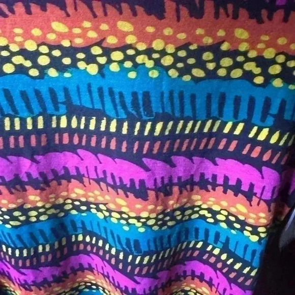 Lularoe XS neon striped Julia pencil dress! NWT. 80S nostalgia!Summer fun! NWT - Picture 6 of 9